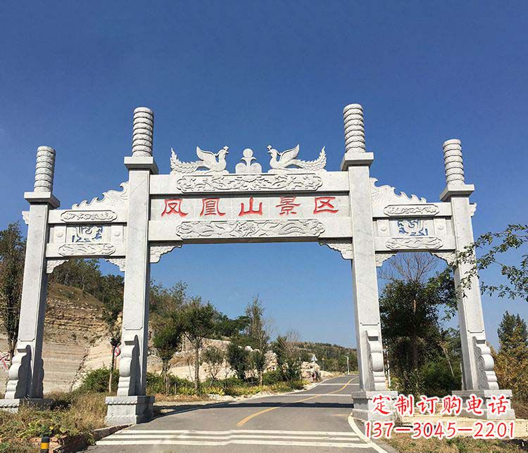 张掖中领雕塑:高质量牌坊石雕