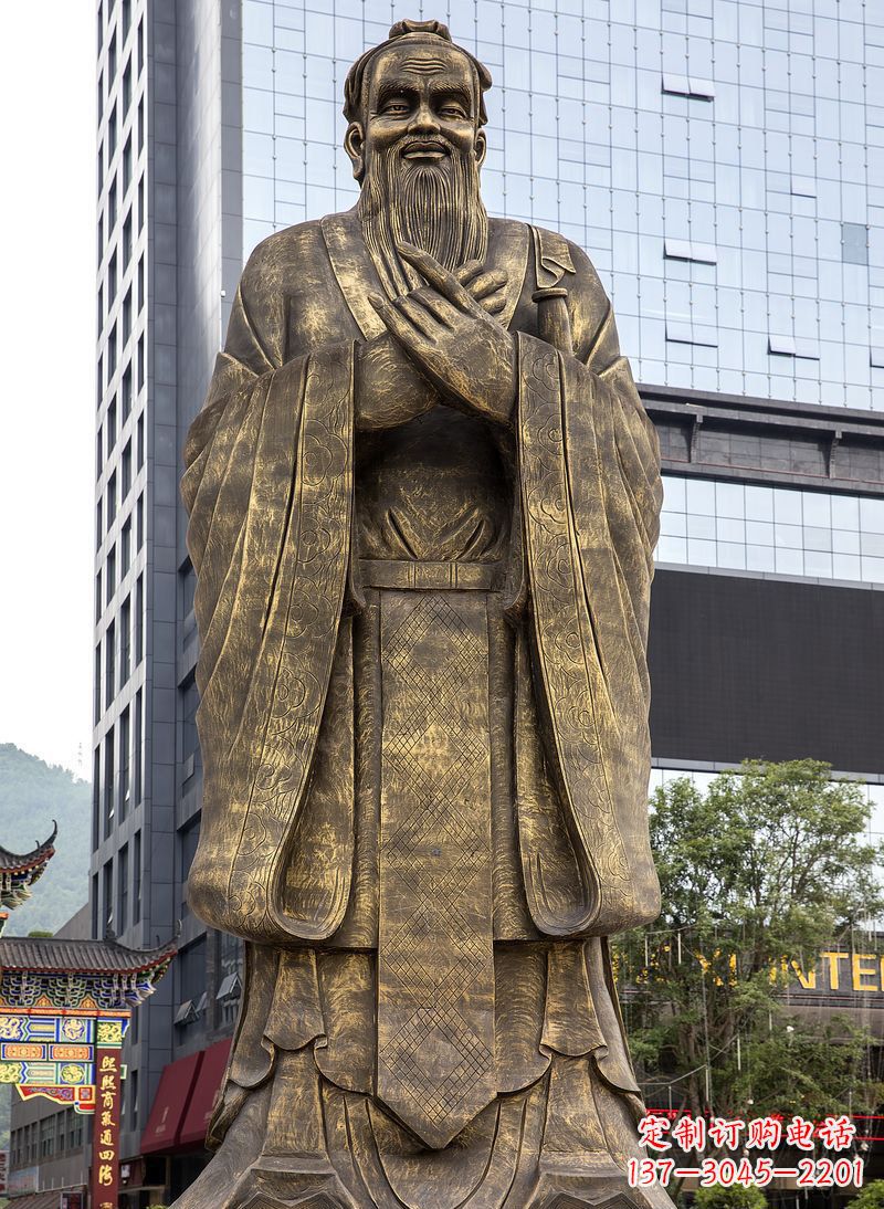 张掖传承古代名人铜雕,一件件精美雕塑装点你的生活