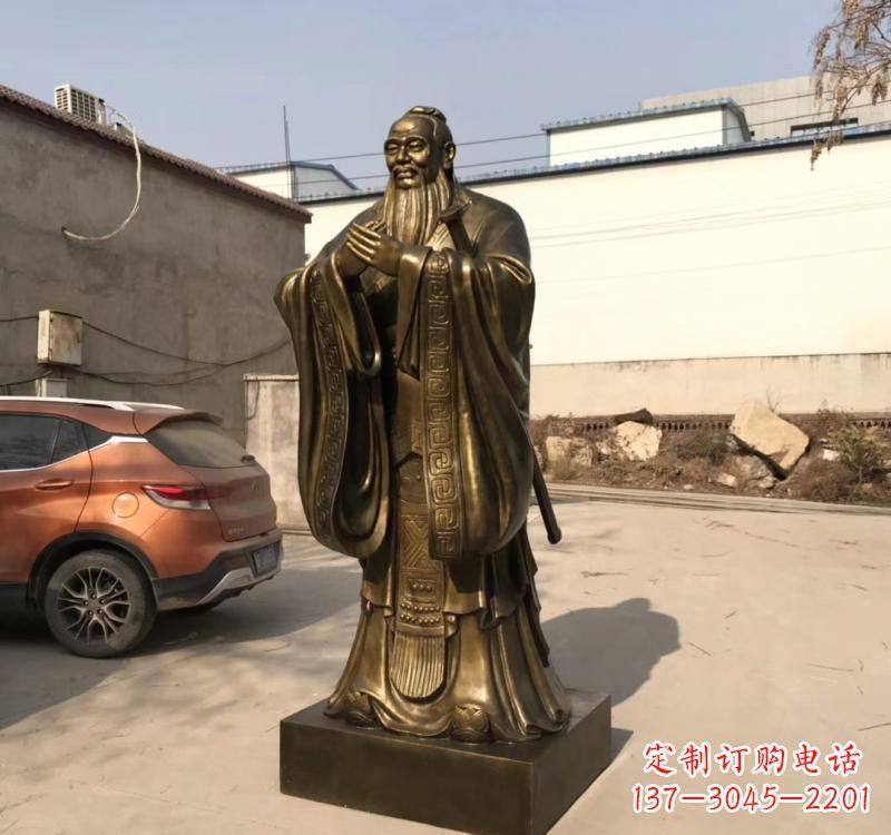 张掖中领雕塑缔造最具文化内涵的孔子雕塑