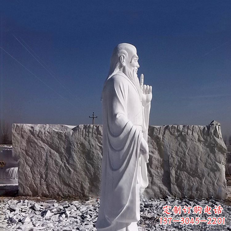 张掖精美老子雕塑,充满哲学精髓