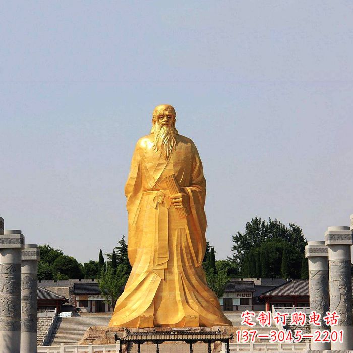 张掖老子雕像一个手指