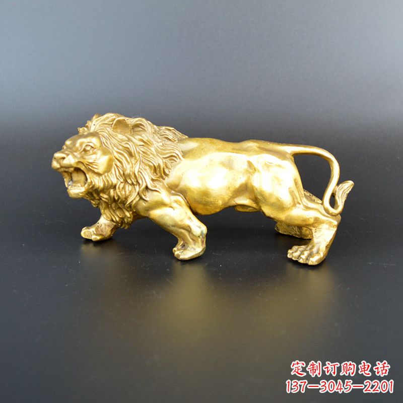 张掖鎏金西洋狮子雕塑