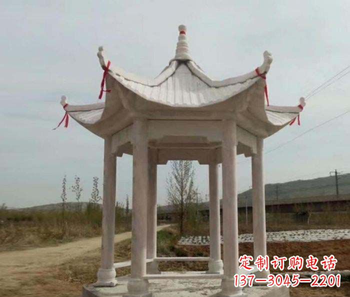 张掖凉亭雕塑定制--领雕塑