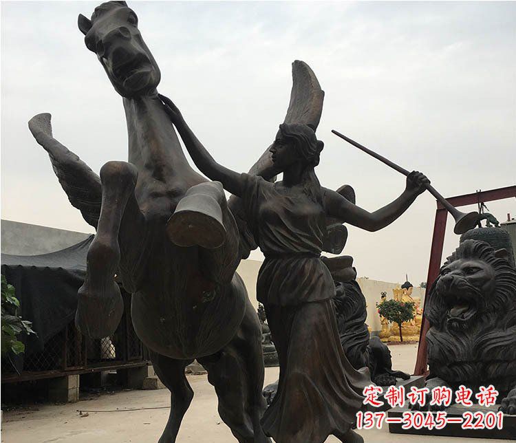 张掖精美马动物铜雕摆件