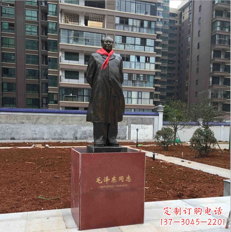 张掖毛主席伟人铜雕,让传承历史文脉!