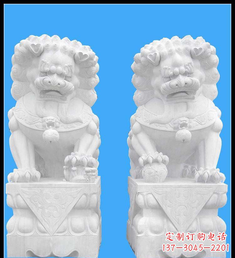 张掖狮子雕塑,魅力体现宏伟大气