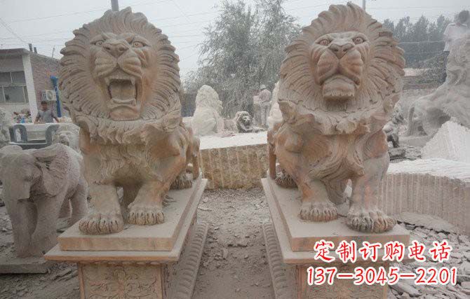 张掖中领雕塑狮子雕塑给您带来动人心弦