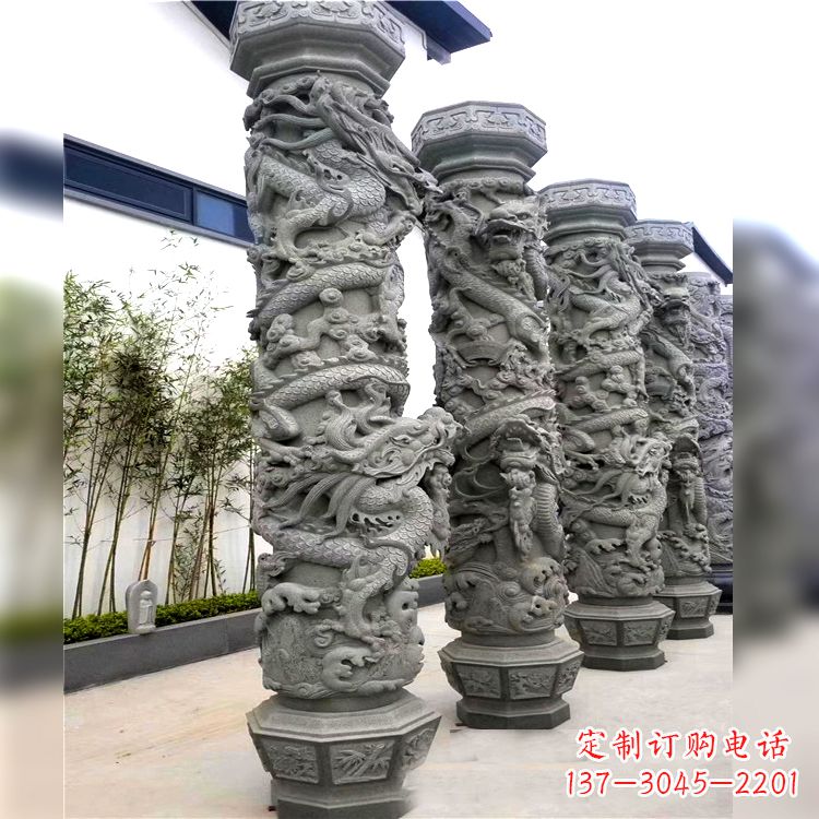 张掖盘龙柱