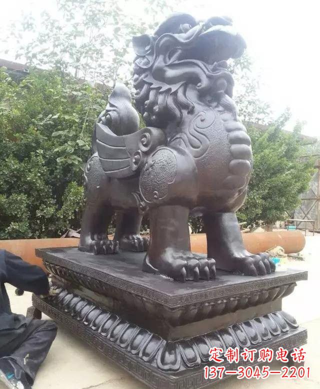 张掖打造传统艺术象征——精美貔貅雕塑