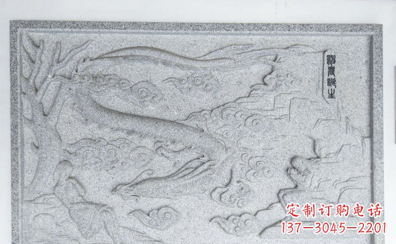 张掖大理石龙雕塑，神有其形