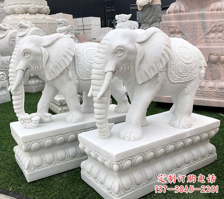 张掖石浮雕大象