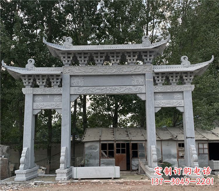 张掖石牌坊石雕牌坊