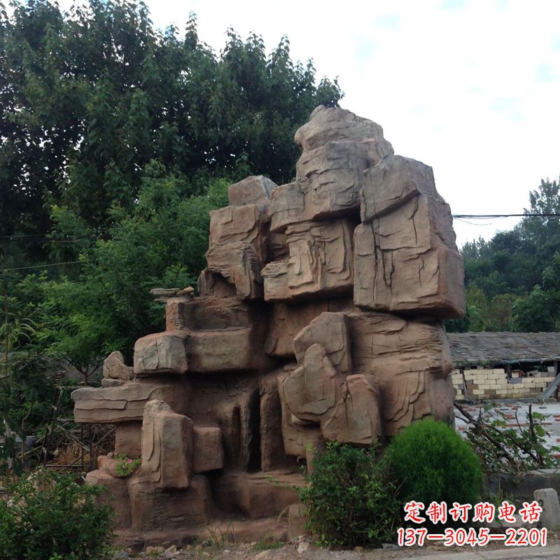 张掖石头(塑石)假山