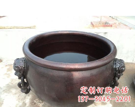 张掖水缸寺庙铜雕