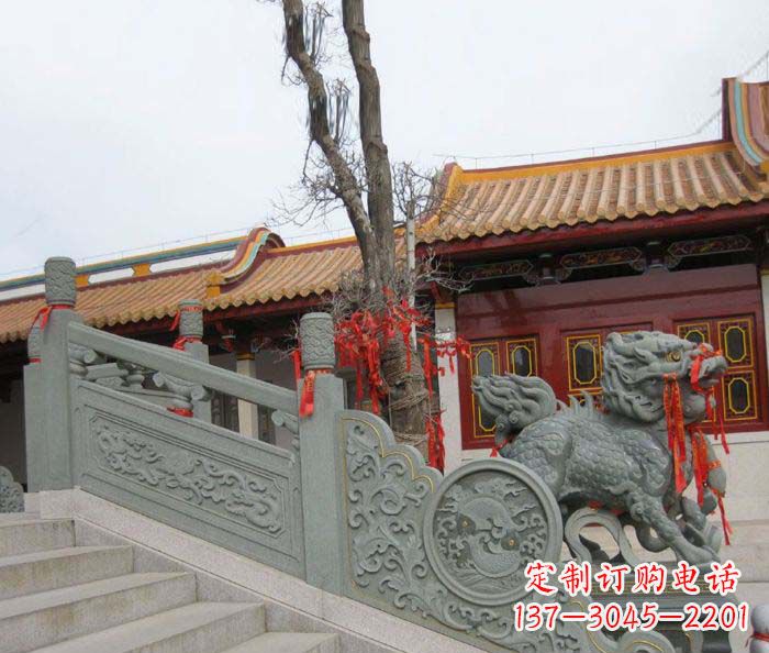 张掖寺庙景观仿古石栏板
