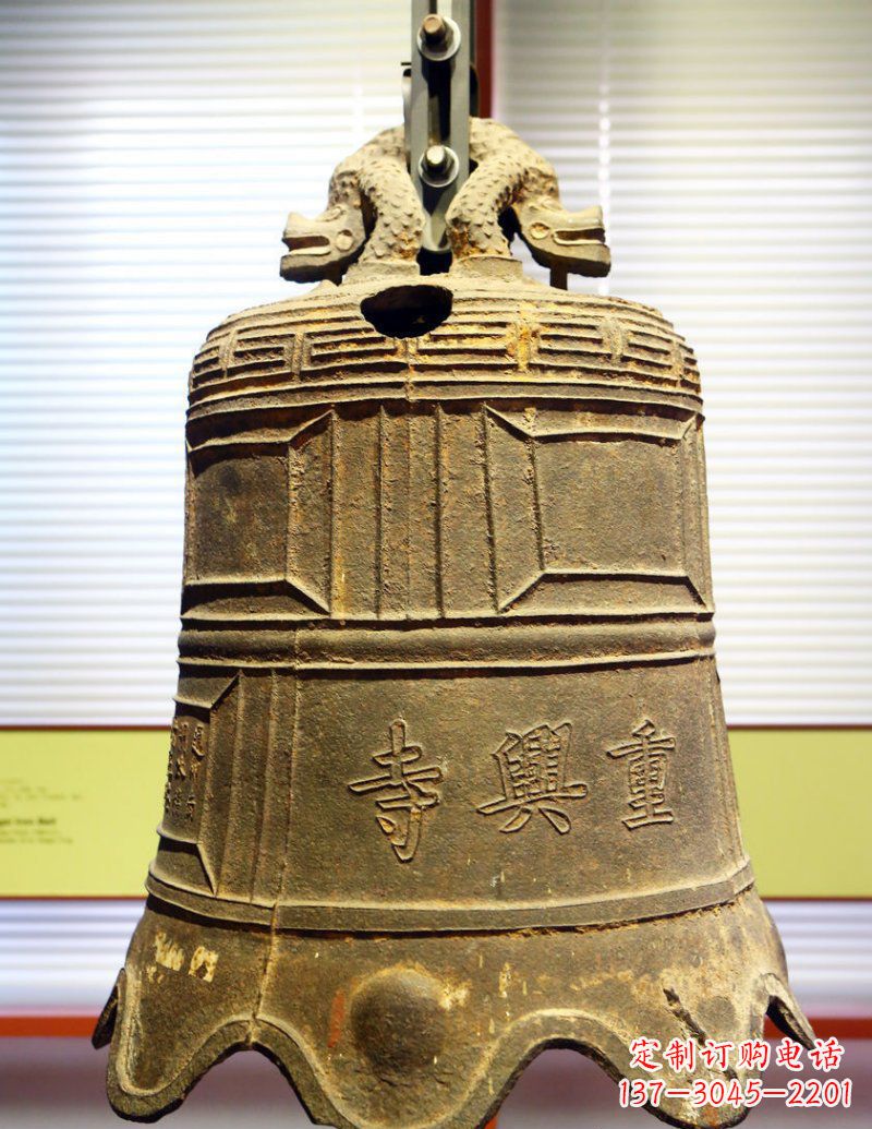 张掖寺庙铜钟铜雕