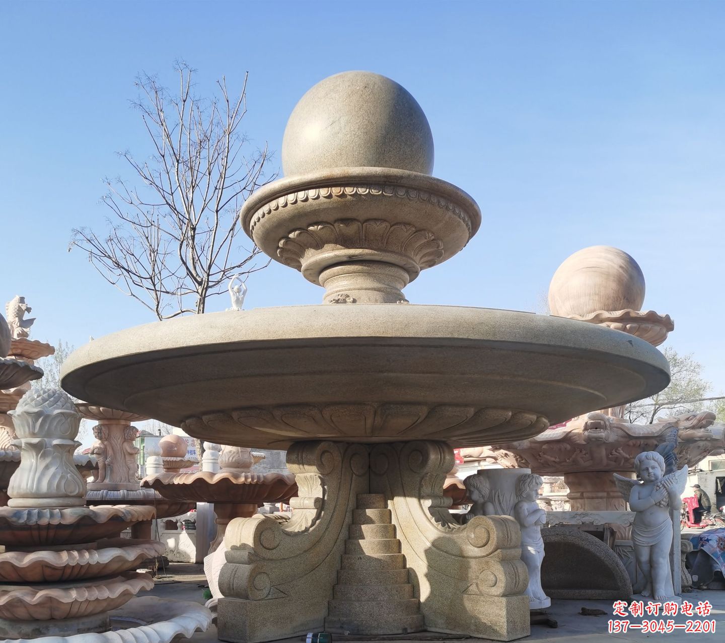 张掖松香玉大理石风水球