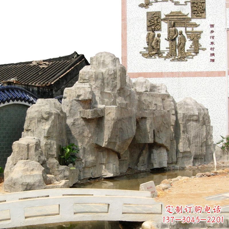 张掖塑石假山雕塑