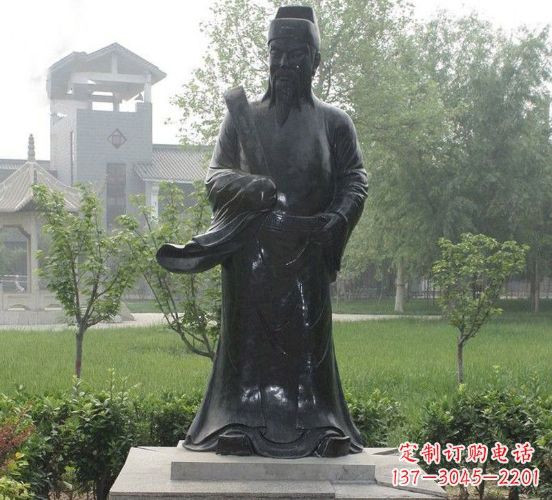 张掖铜雕八仙曹国舅