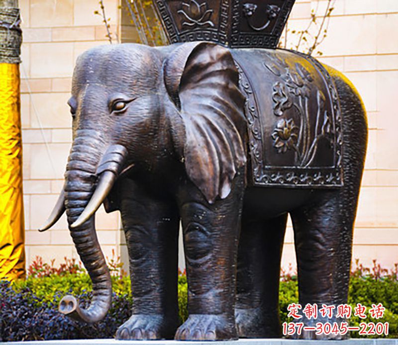 张掖铜雕大象
