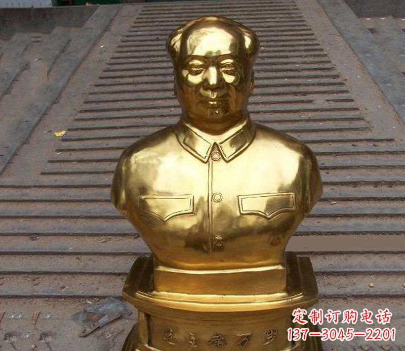 张掖铜雕广场伟人雕塑摆件
