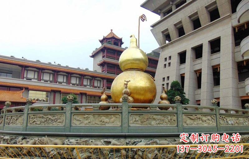 张掖铜雕葫芦公园景观雕塑
