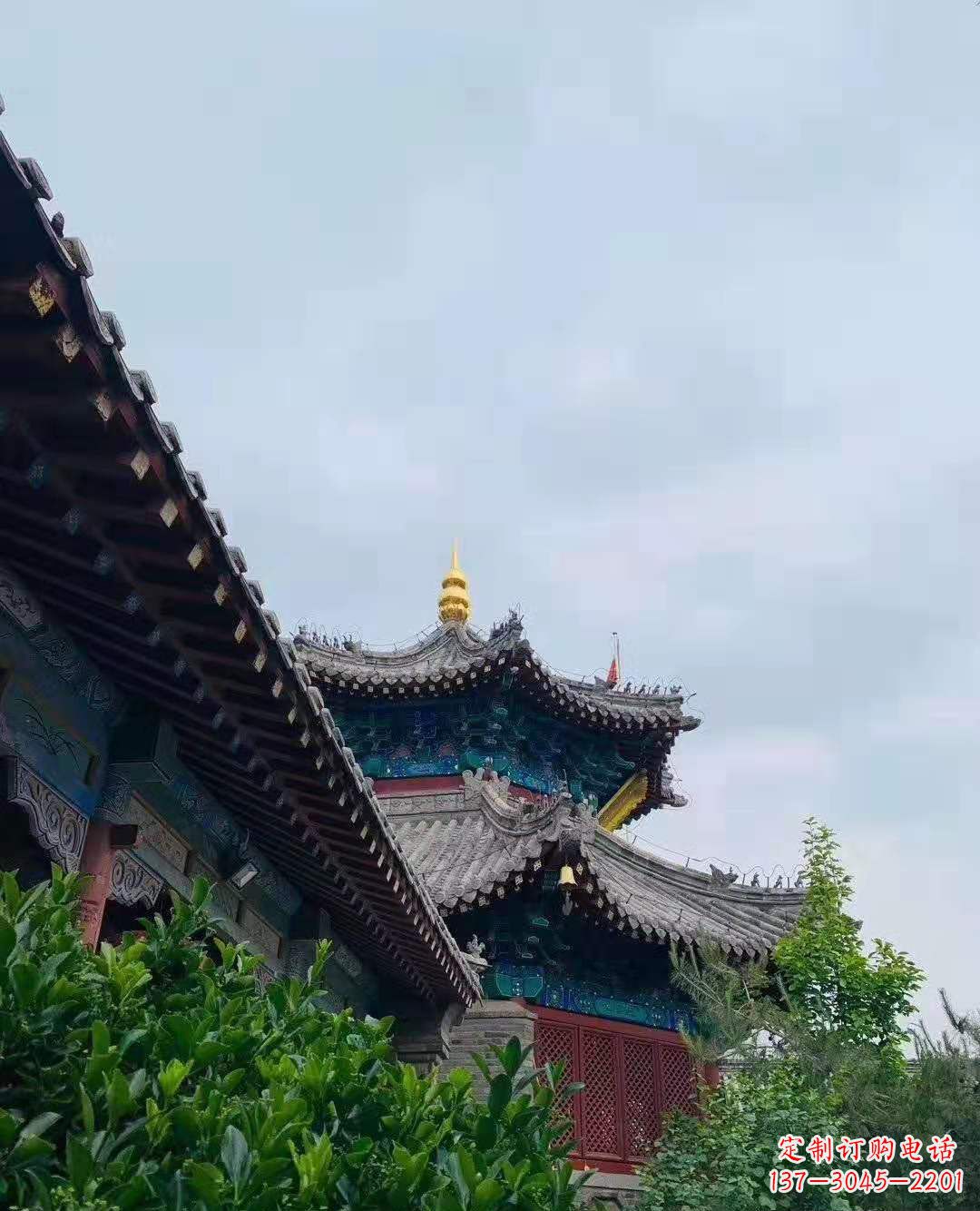张掖铜雕葫芦塔顶寺庙摆件