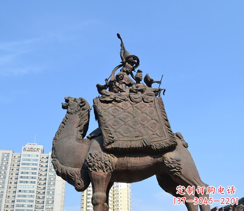 张掖铜雕骆驼