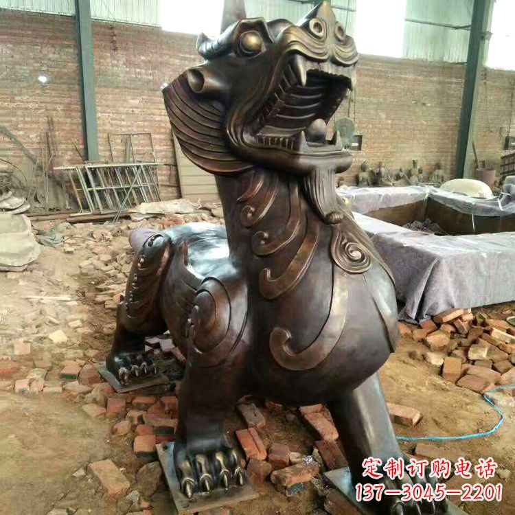张掖铜雕貔貅镇宅辟邪