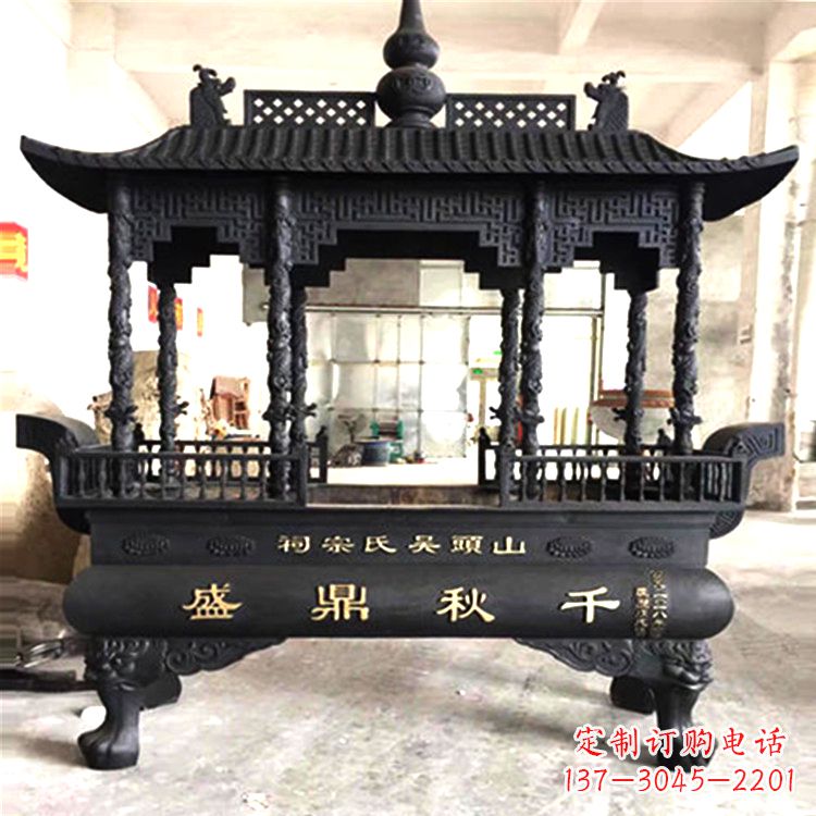 张掖铜雕香炉