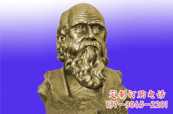 张掖托尔斯泰头像铜雕