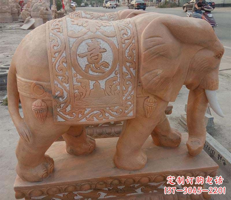 张掖晚霞红如意动物大象