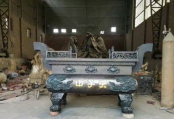 张掖寺庙香炉铜雕_2