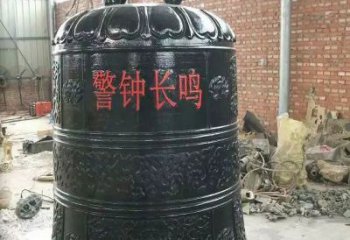 张掖寺庙铸铜钟铜雕 (4)