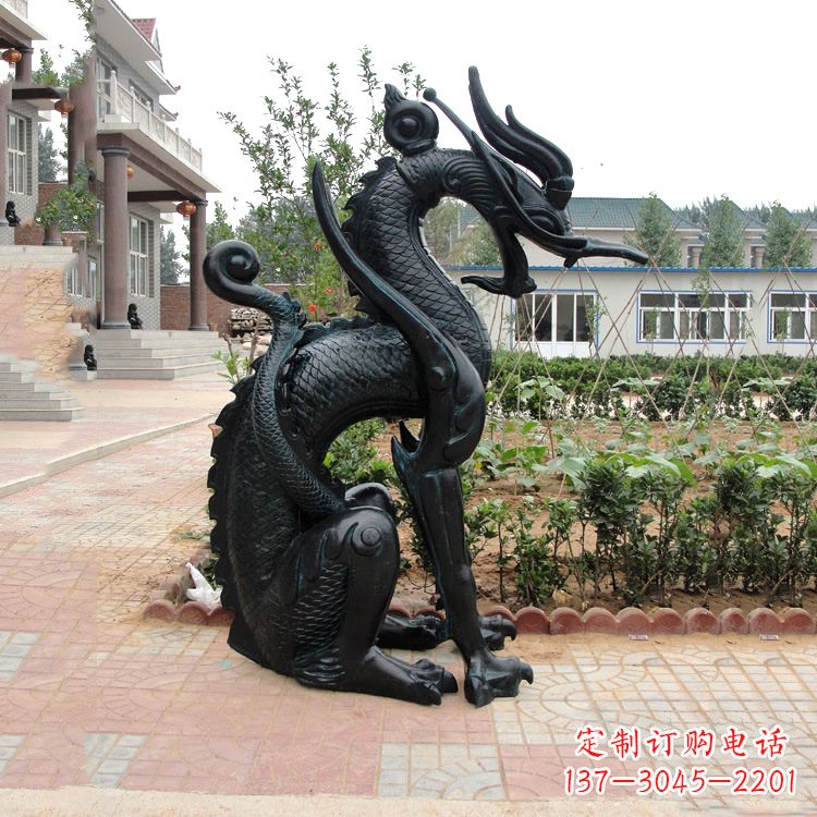 张掖西方龙动物神兽雕塑