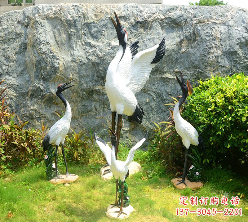 张掖仙鹤雕塑 墓地