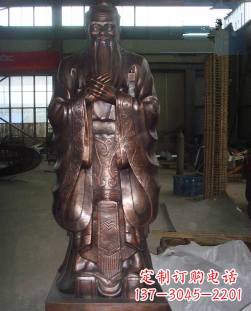 张掖先师孔子雕塑