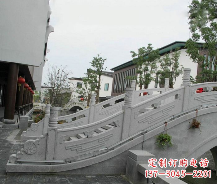 张掖小区景观大理石拱桥