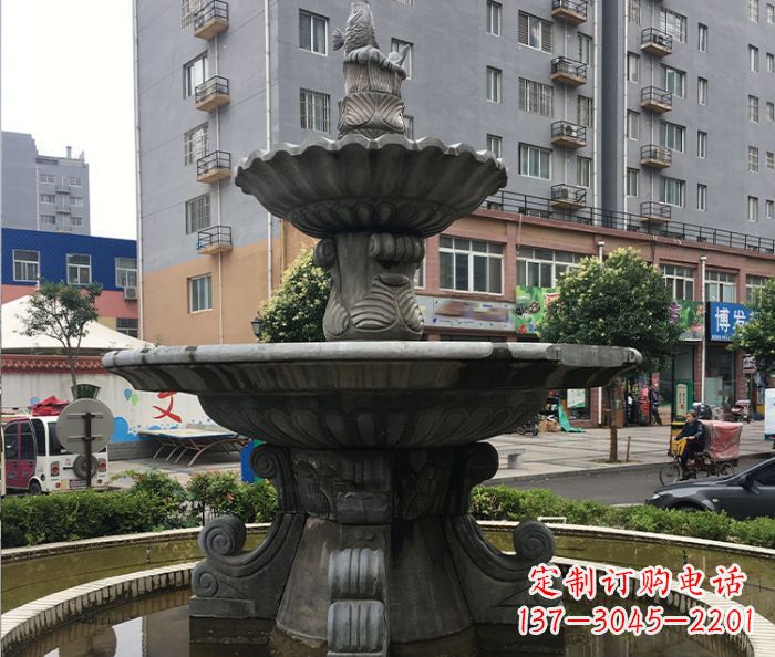 张掖小区景观仿古喷泉石雕