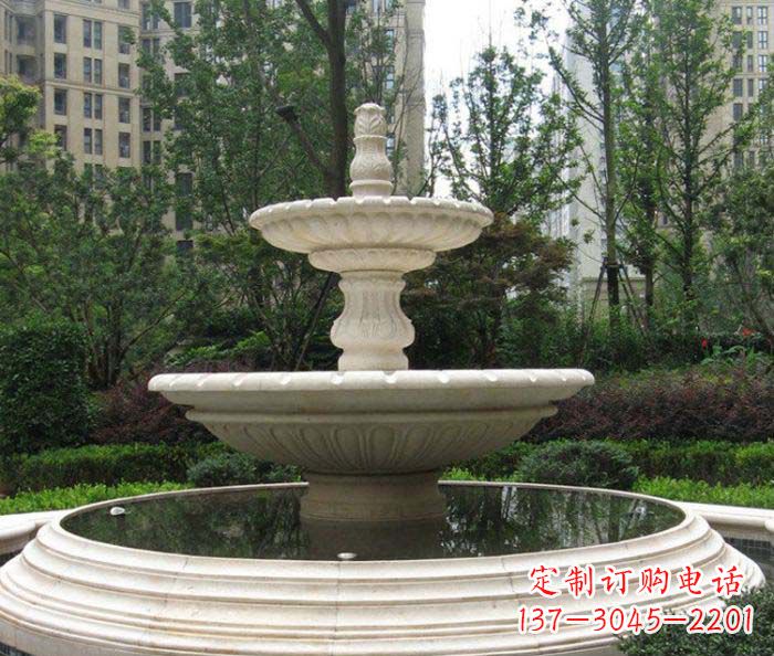 张掖小区景观欧式喷泉石雕 (2)