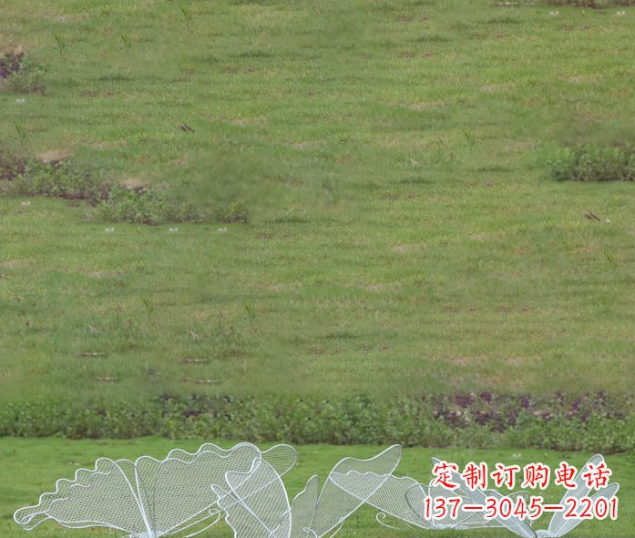 张掖小区镂空蝴蝶不锈钢摆件雕塑