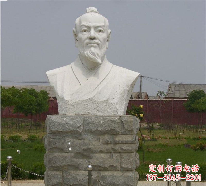张掖校园大理石张衡雕塑
