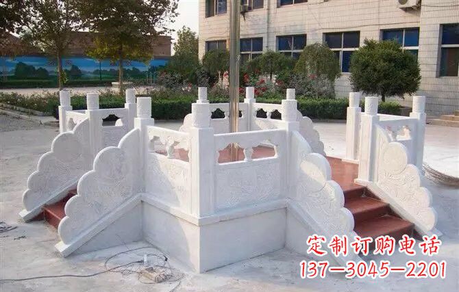 张掖校园汉白玉升旗台