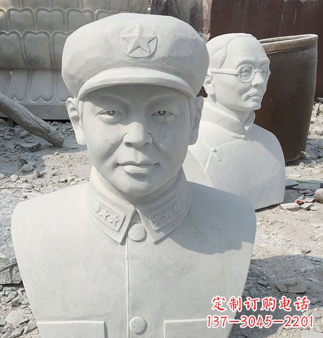 张掖校园雷锋头像石雕