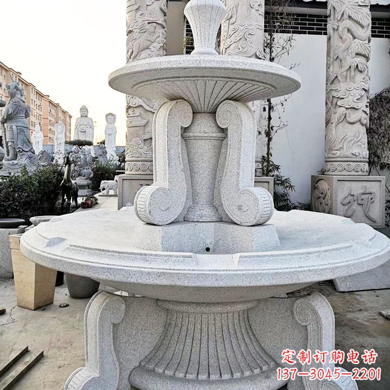张掖许愿池喷泉 石雕