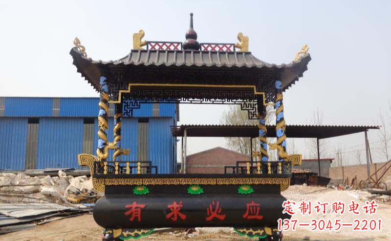 张掖有求必应香炉寺庙铜雕