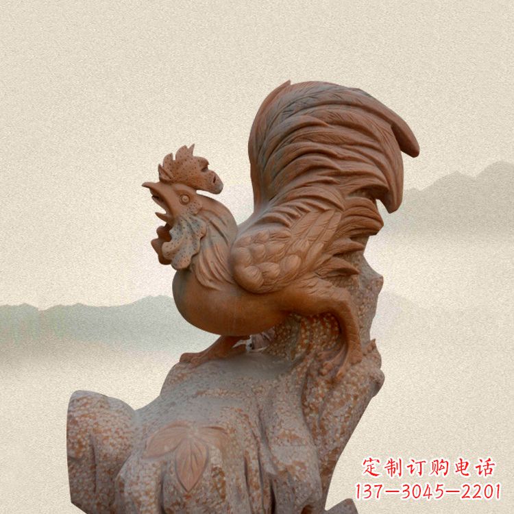 张掖酉鸡景观石雕
