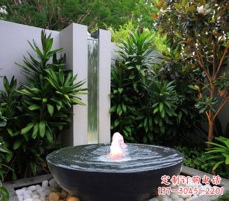 张掖鱼缸石雕喷泉