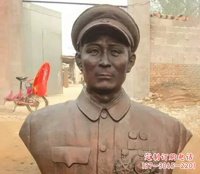 张掖元帅名人胸像铜雕