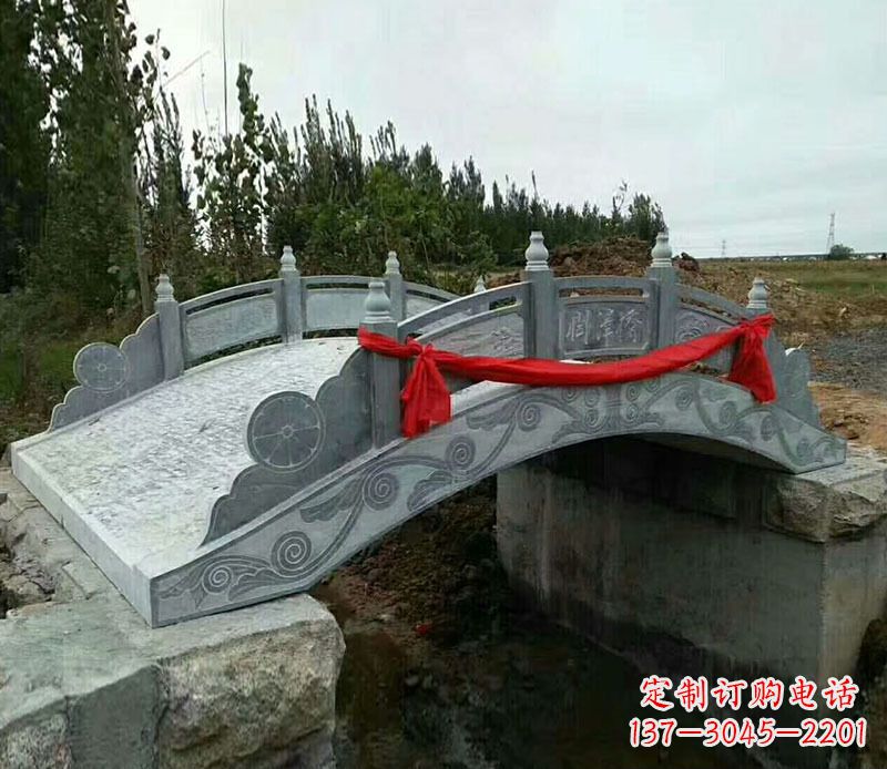 张掖园林仿古石拱桥景观雕塑